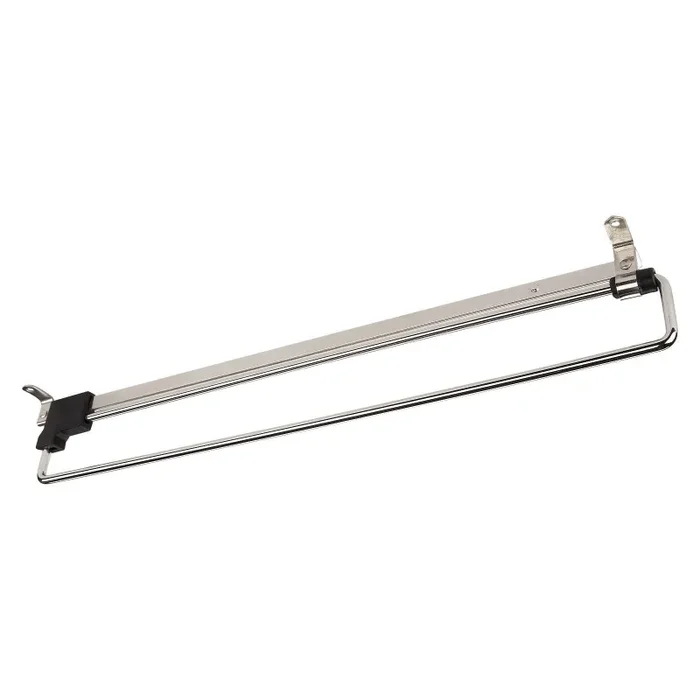 1 pezzo / Lunghezza 400 mm, Gestänge Verchromt / Kunststoffteile Schwarz Vendita calda online