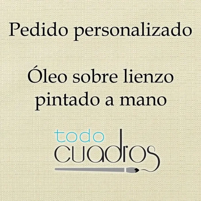 1 x cuadro al óleo 110 x 120 cm. Pedido personalizado para Jesus Almaguer