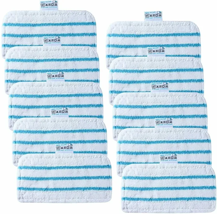 10 Pezzi Panni per Black Steam Mop Decker Scopa a Vapore, Ricambi Panno…