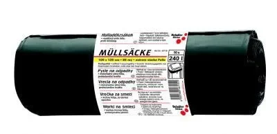 10 SACCHI PER IMMONDIZIA 240 LT