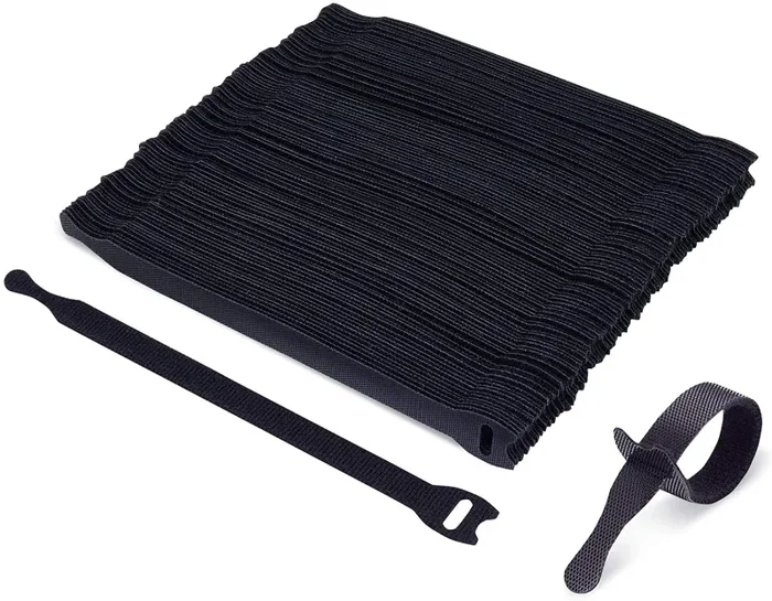 100 Fascette Riutilizzabili per Cavi, Trilancer 15cm Fascette da, Fascette a Strappo per l’Organizzazione di Cavi e Tubi in Ufficio, a Casa o di un Centro Elaborazione Dati (Nero) - immagine 2