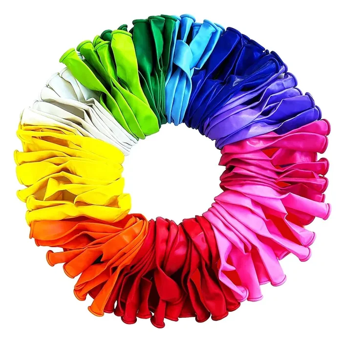 100 Pezzi palloncini pastello, 10 Pollici Palloncini Aweskmod Compleanno Colore Palloncini in Lattice Palloncini Colorati per Decorazioni per Feste