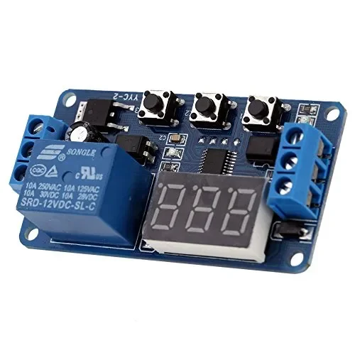 12V Modulo Relè Delay Timer Digitale Control Switch Relay Module,