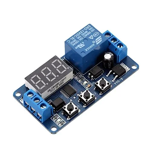 12V Modulo Relè Delay Timer Digitale Control Switch Relay Module, - immagine 3