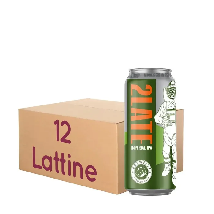 2Late Brewfist – Imperial IPA – LATT. 50 Cl KIT 12 In saldo