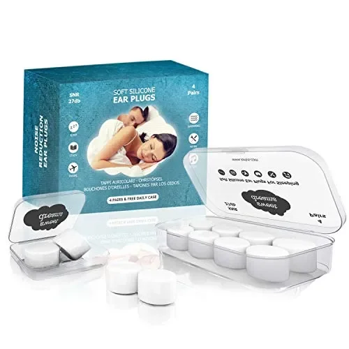 (4 Paia) Tappi Orecchie Per Dormire di 4a Generazione, Antirumore Forte,…