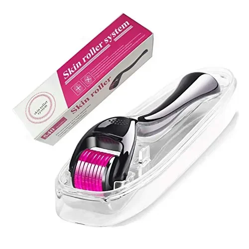 540 Microneedle Derma Roller Dermaroller Micro Ago Pelle 0.2-2.0mm