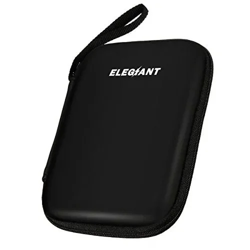 ‘ELEGIANT Custodia rigida con Zip per hard disk portatile (2,5), Custodia…