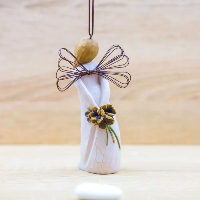 “Angelo del Ringraziamento” Statuina da appendere Willow Tree - immagine 3