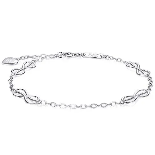 925 sterline d’argento Infinity Love Bracciale – Billie Bijoux Donne Simbolo…