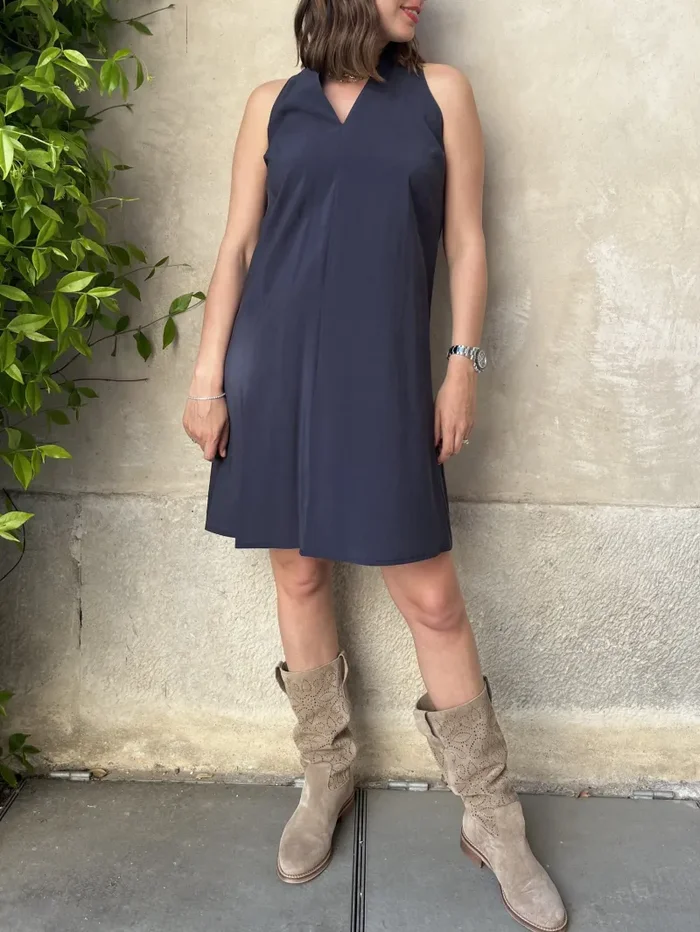 ABITO CORTO INTRECCIO EFFETTO SETA