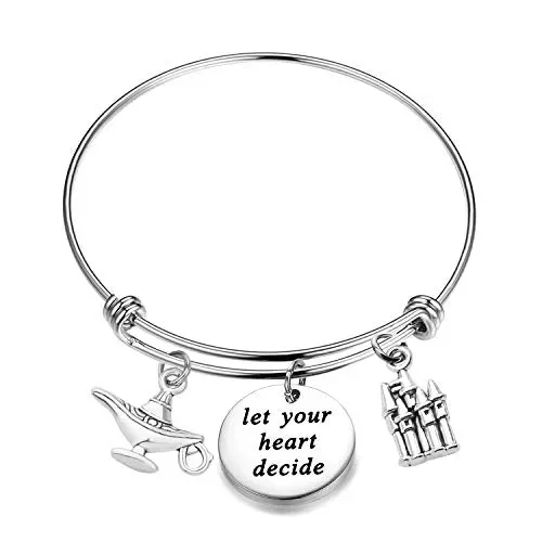 Aladdin – Braccialetto con ciondolo a forma di cuore, idea regalo per lei