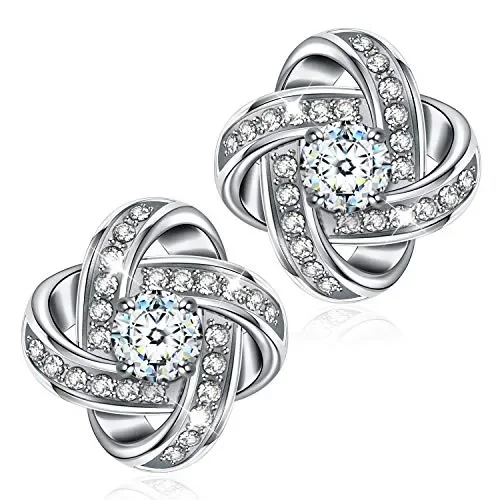 Alex Perry Regali per San Valentino, Orecchini Donna B-placcato Oro Bianco Vendita calda online