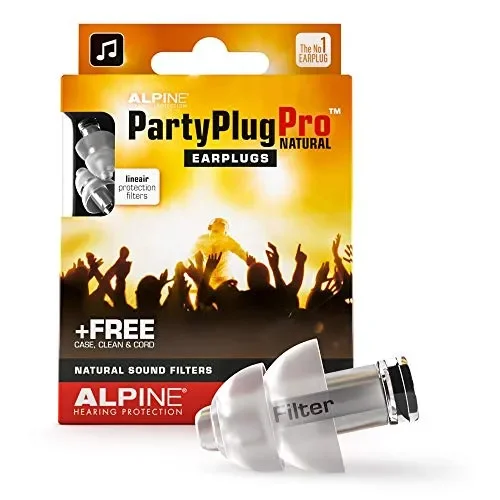 Alpine PartyPlug Pro Natural Tappo per filtro lineare feste, Trasparente