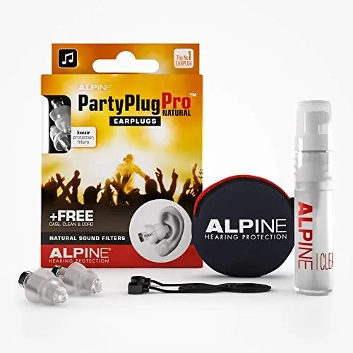 Alpine PartyPlug Pro Natural Tappo per filtro lineare feste, Trasparente - immagine 2