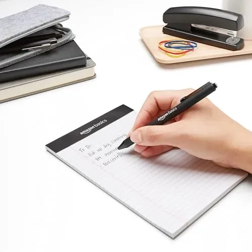 Amazon Basics – Penna a sfera a scatto – Nero – Confezione da 12 Saldi - immagine 2