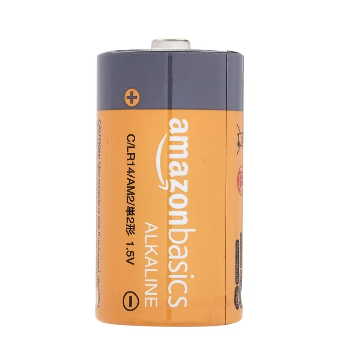 AmazonBasics – Batterie alcaline mezza torcia per usi quotidiani 4 pz - immagine 2