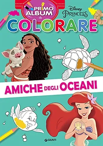 Amiche degli oceani. Primo album da colorare. Ediz. a colori