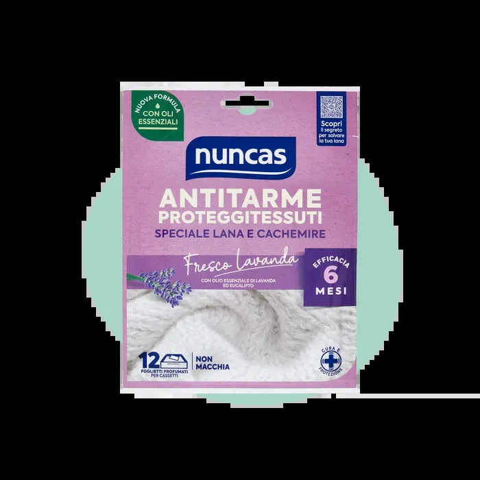 Antitarme proteggitessuti Foglietti Fresco Lavanda – 12 pezzi