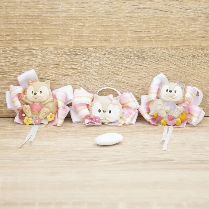 Applicazione Fiocco Rosa con Volpe