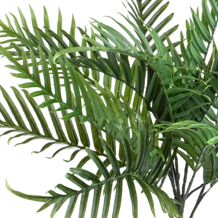 Areca Artificiale con 14 Foglie Altezza 66 cm Verde - immagine 2