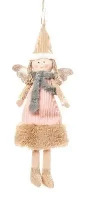 ARPIMEX Angioletto Natale Decorativo in Tessuto