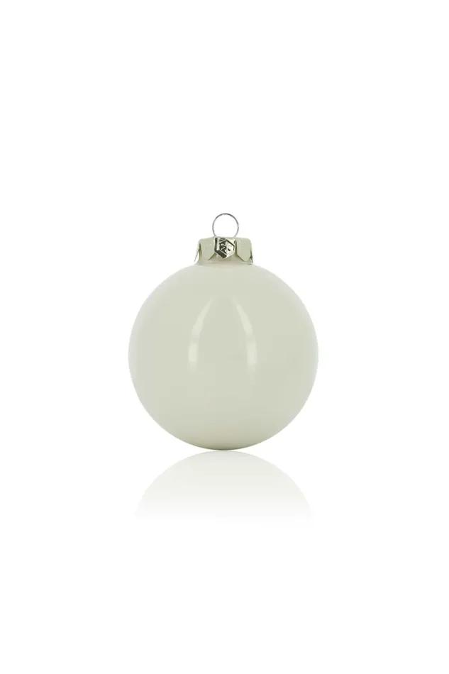 ARPIMEX Box 12 Sfere Natale Vetro D 100 Mm Bianche