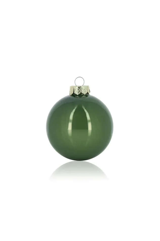 ARPIMEX Box 12 Sfere Natale Vetro D 100 Mm Salvia Vendita calda online