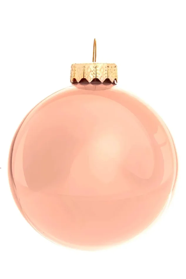 ARPIMEX Box 36 Sfere Natale Vetro D 40 Mm Albicocca