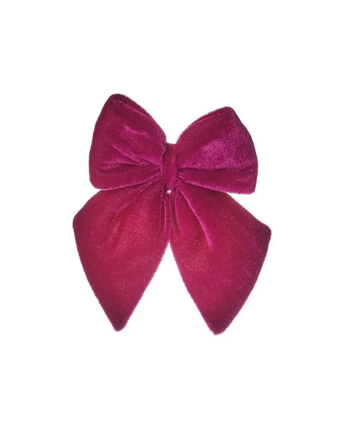 ARPIMEX Fiocco Natale Velluto 13,5 x 10 Cm Fucsia