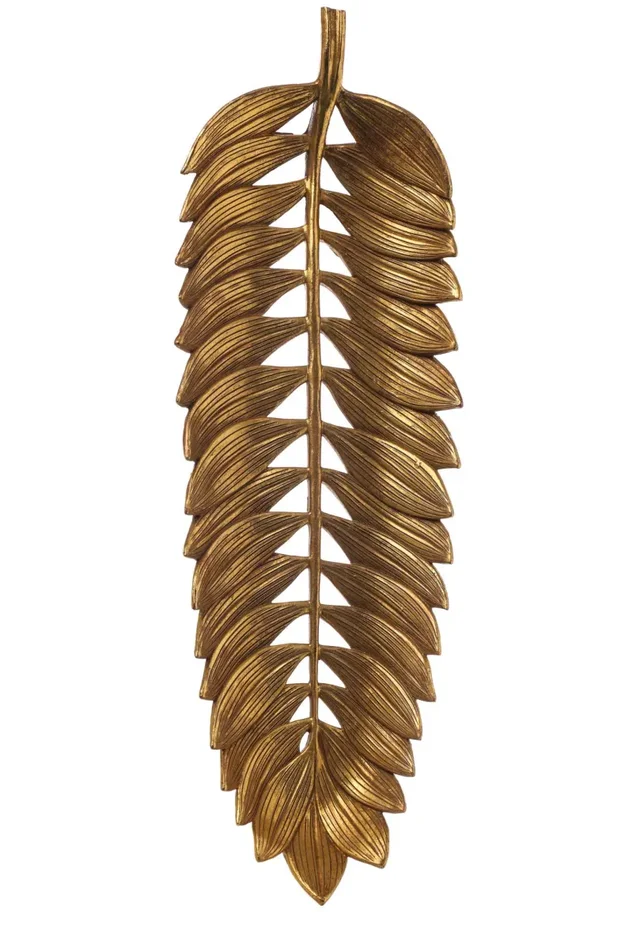 ARPIMEX Foglia Natale Resina 42 x 13 x 2,5 Cm Gold Online