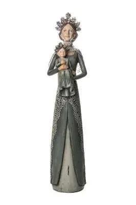 ARPIMEX Madonna Natale con Bambino Resina 45 Cm