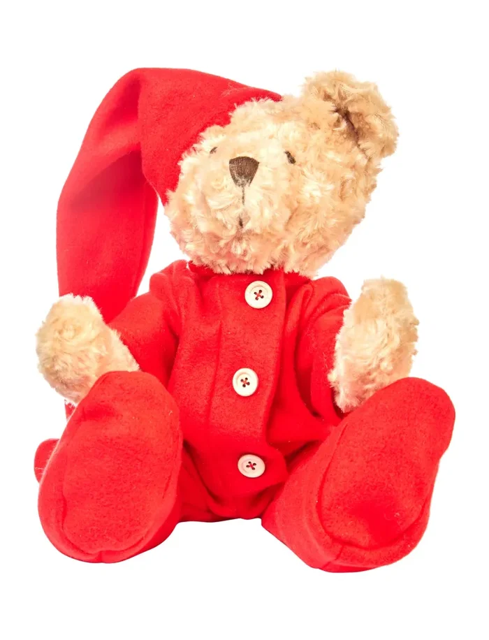 ARPIMEX Teddy con Piagiama Natale 23 Cm Rosso