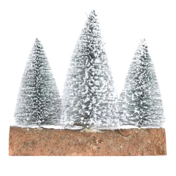 ARPIMEX Tris Alberelli Natale H 19 Cm L 19 Cm Innevati