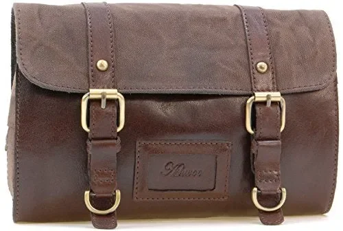 ASHWOOD – Vera Pelle – Borsa da toilette/Beauty Case Marrone Chiaro