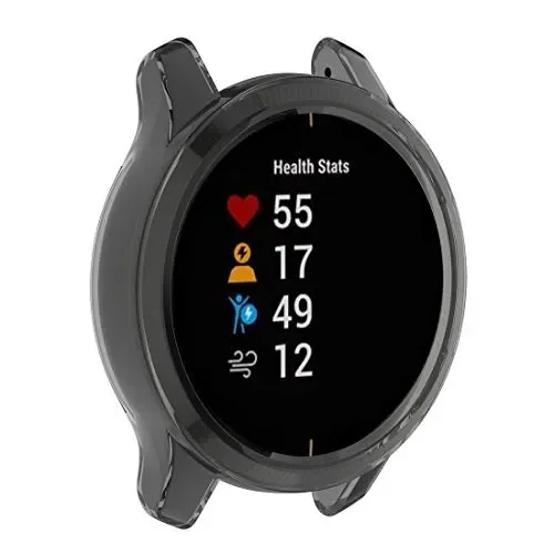 AWADUO – Custodia protettiva in TPU trasparente per Garmin Venu, nero. Online ora - immagine 3