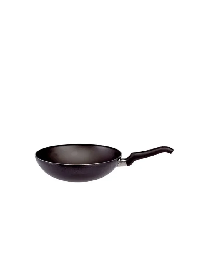 BALLARINI Firenze Wok Cucinotta D 28 Cm 1 Manico Alluminio Nero