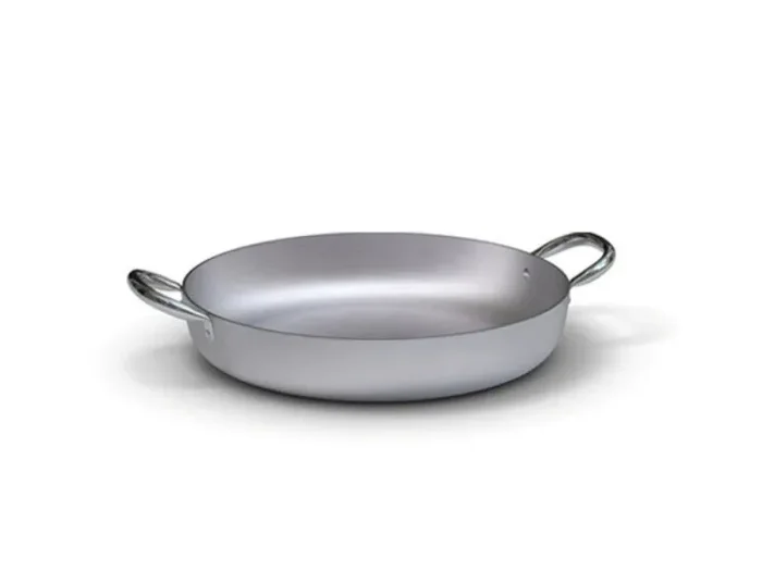 BALLARINI Tegame 2 Maniglie Professionale D 40 Cm Alluminio Bianco