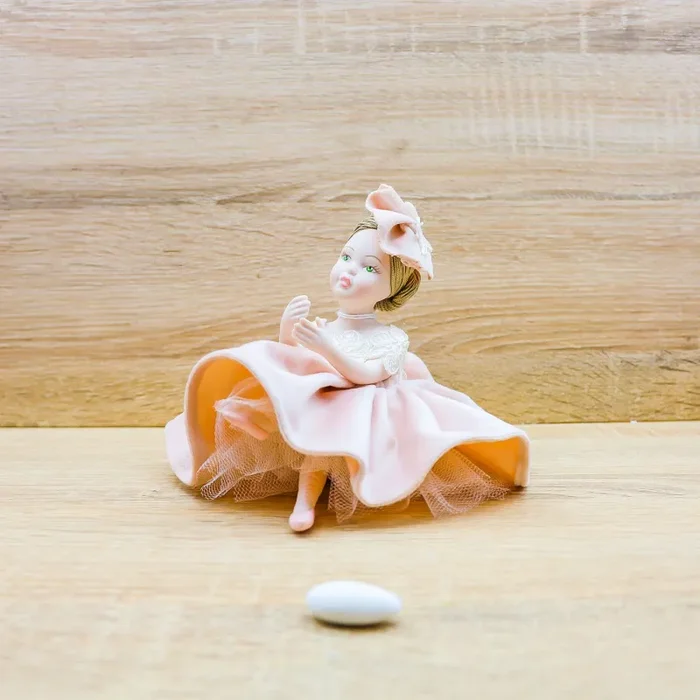 Bambola con Abito in Velluto Averla Bomboniere