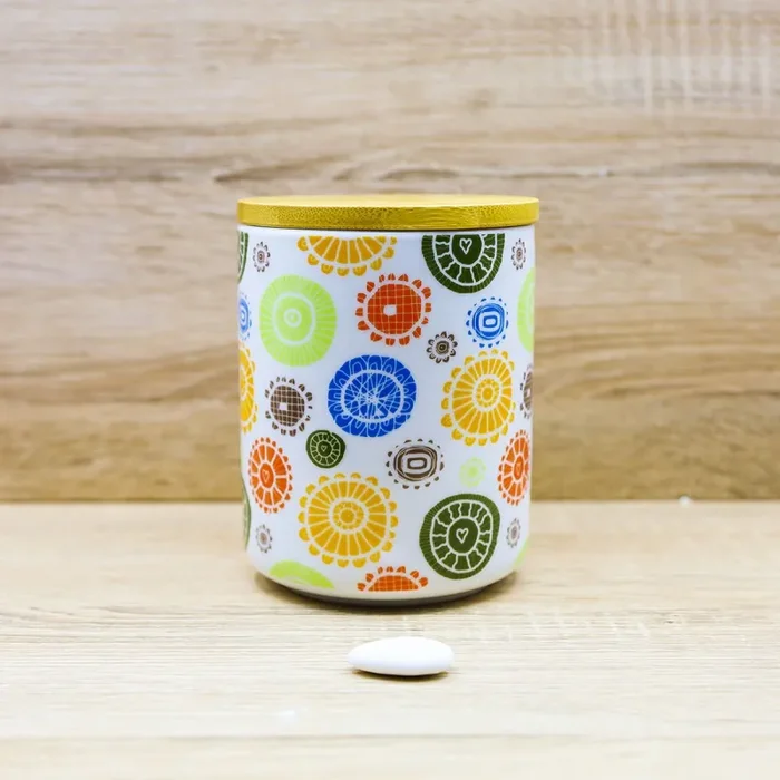 Barattolo con Decori “Caffettino” Cuore Matto