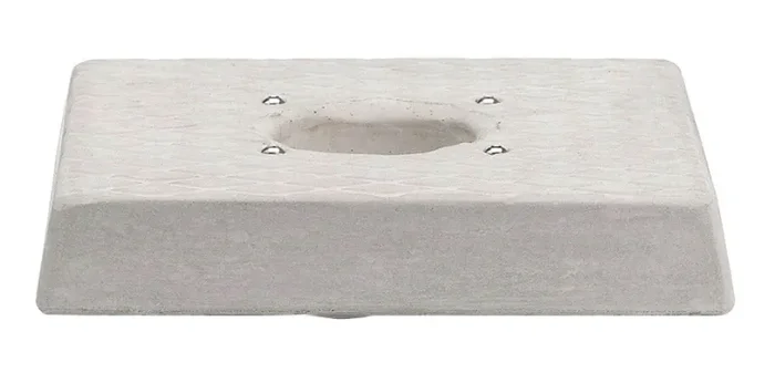 Base per Fontane 30x30x5 cm in Cemento Belfer 42/BSC/1 In saldo - immagine 3