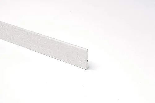 BATTISCOPA INCLINATO MDF ROVERE BIANCO TREND – BARRE – 12 ML