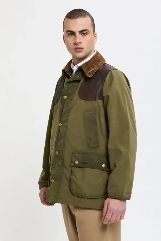 Bedale Washed Wax Jacket Archive Olive – Barbour