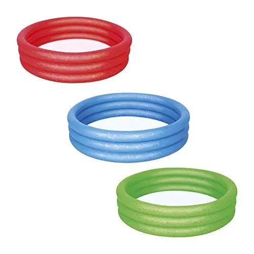Bestway 51025 – Piscina Tinta Unita a 3 122 x 122 x 25 cm, Multicolore