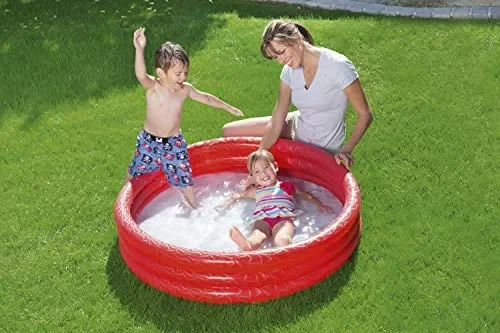 Bestway 51025 – Piscina Tinta Unita a 3 122 x 122 x 25 cm, Multicolore - immagine 2