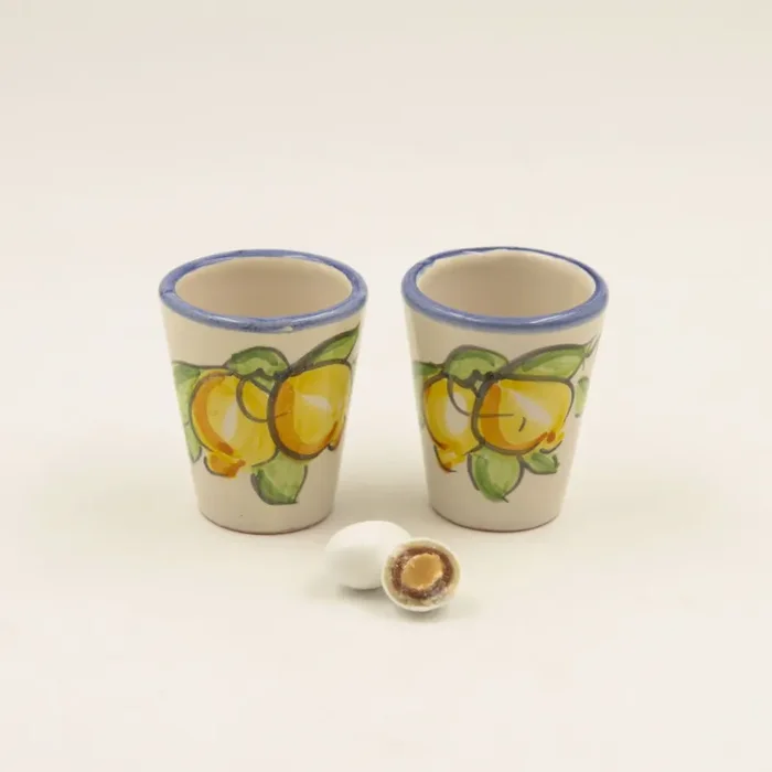 Bicchierini con Limoni Stile Vietrese Il Borgo di Vietri