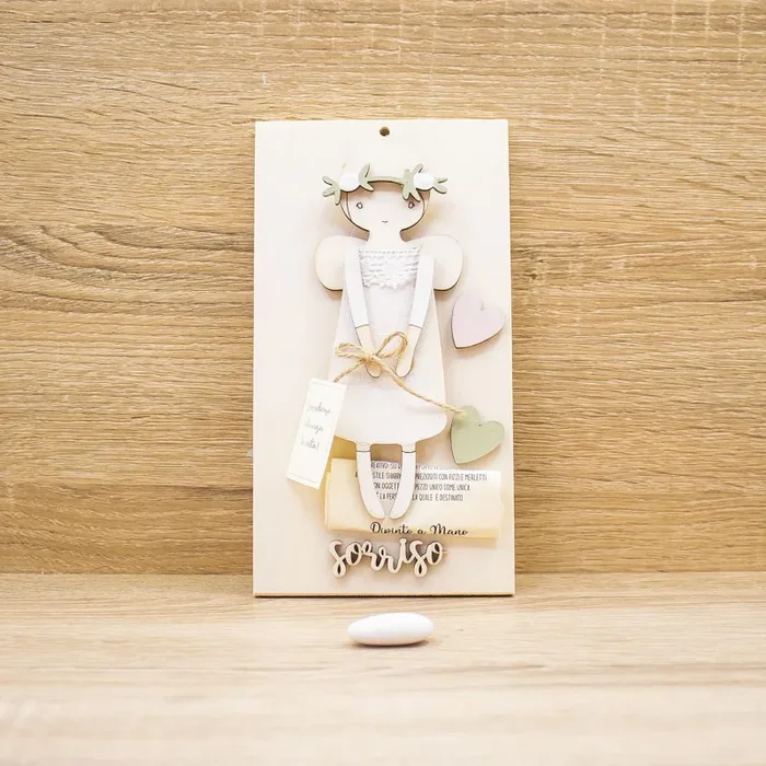 Bimba/Angelo del Sorriso con Cuori Beccalli