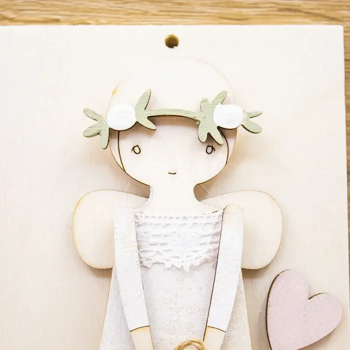 Bimba/Angelo del Sorriso con Cuori Beccalli - immagine 3