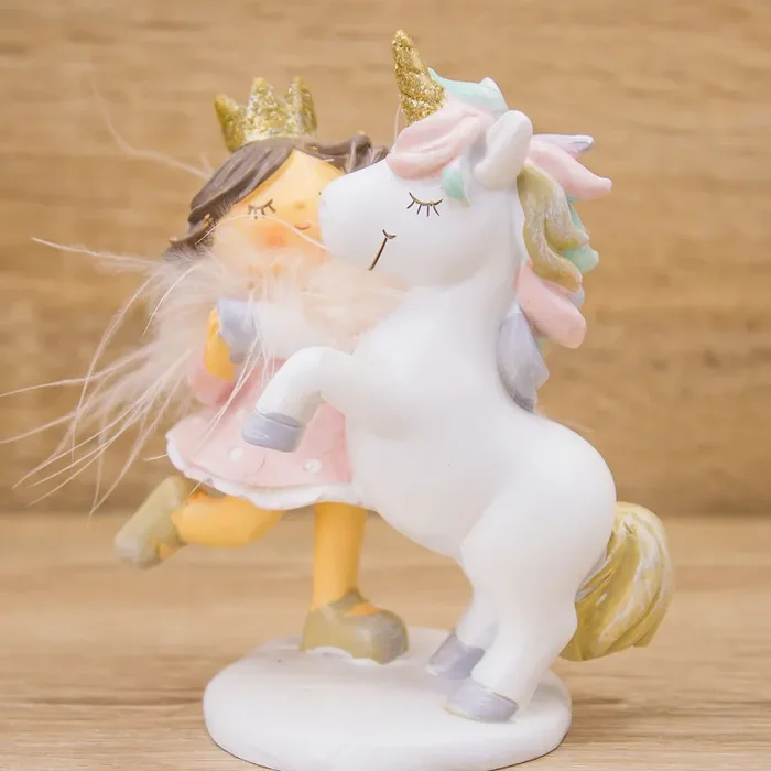 Bimba Principessa Piccola con Unicorno Mandorle by Paben - immagine 2