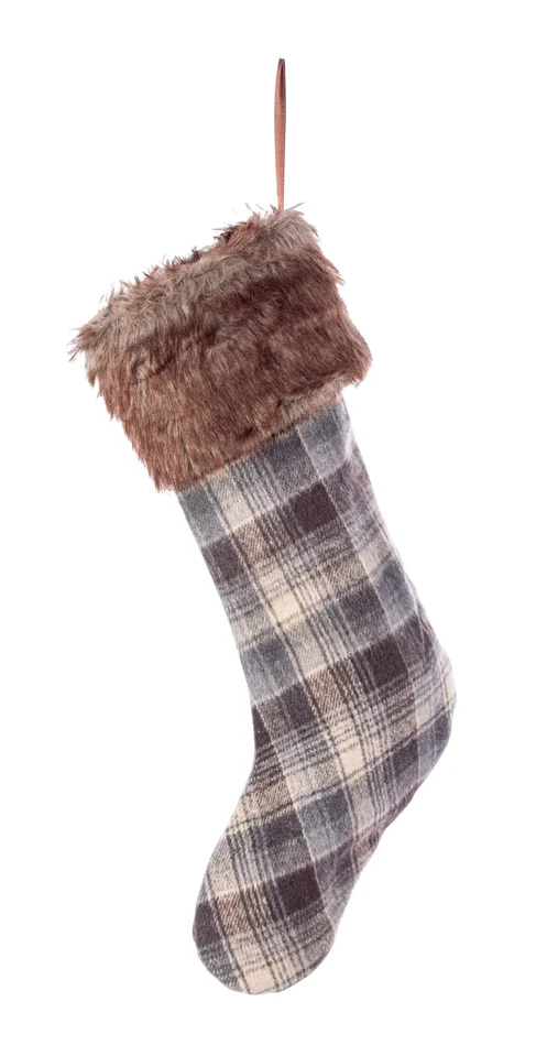 Bizzotto Calza Alfred Natale Marrone 45 x 25 Cm